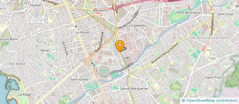 localisation de l'entreprise ASS FOYER DU SOLDAT DU 72 RIMA à MARSEILLE
