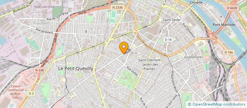 localisation de l'entreprise ASS FOYER FRATERN JEUNES EDUCAT POPULAIR à ROUEN