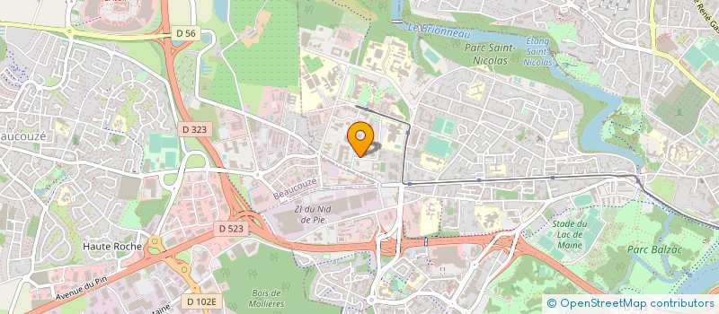 localisation de l'entreprise ASS FOYER JEUNES TRAVA APPRE COMPL ARTIS à ANGERS
