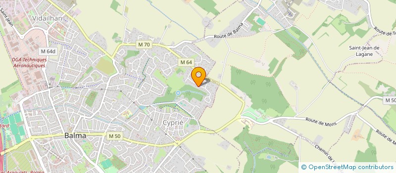 localisation de l'entreprise ASS FOYER JEUNES TRAVAILLEURS PUYMAURIN  BALMA