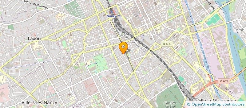 localisation de l'entreprise ASS FOYER NANC JEUNE TRAVAILLEURS à NANCY