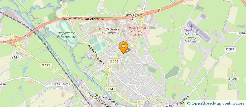 localisation de l'entreprise ASS FOYER PARODIEN JEUNES TRAVAILLEURS à PARAY-LE-MONIAL
