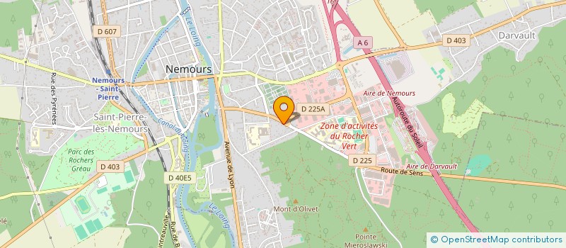 localisation de l'entreprise ASS  FOYER SOCIO EDUCATIF DU COLLEGE  NEMOURS