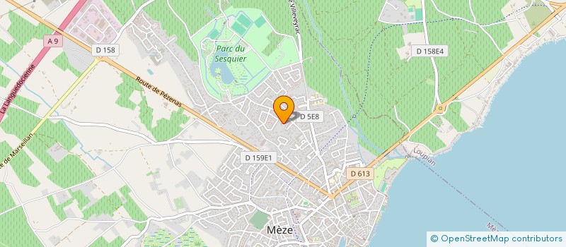 localisation de l'entreprise ASS FOYERS RUR SECTEUR ETANG THAU PISCEN à MEZE