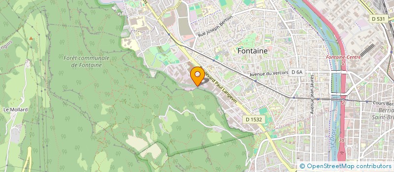 localisation de l'entreprise ASS FR CERCL QUALI TOTAL DAUPHINE SAVOIE à FONTAINE