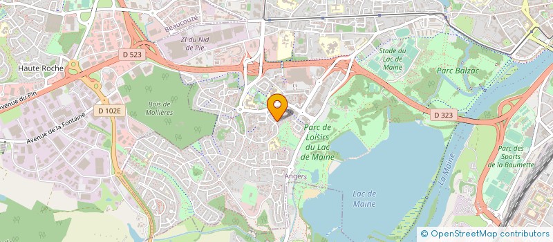 localisation de l'entreprise ASS FR CONSULT CONSEIL CONJUGAL M L  ANGERS