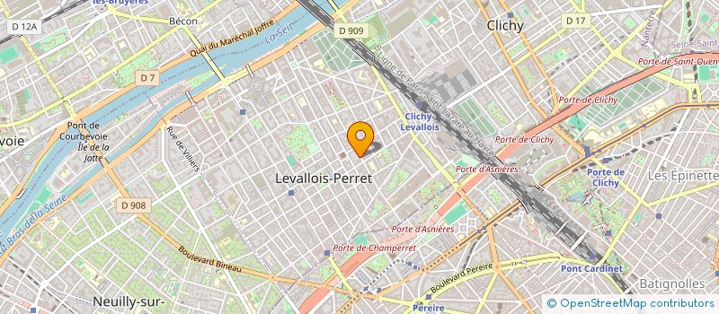 localisation de l'entreprise ASS FR GESTIONNAIRES RISQUES SANITAIRES à LEVALLOIS-PERRET