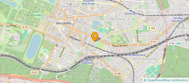 localisation de l'entreprise ASS FR INTERVENANTS EN MEDIATION FAMILIA à VERSAILLES