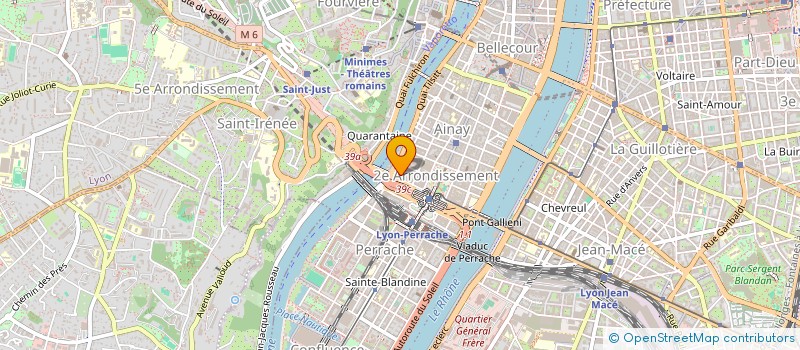 localisation de l'entreprise ASS FRALAP à LYON