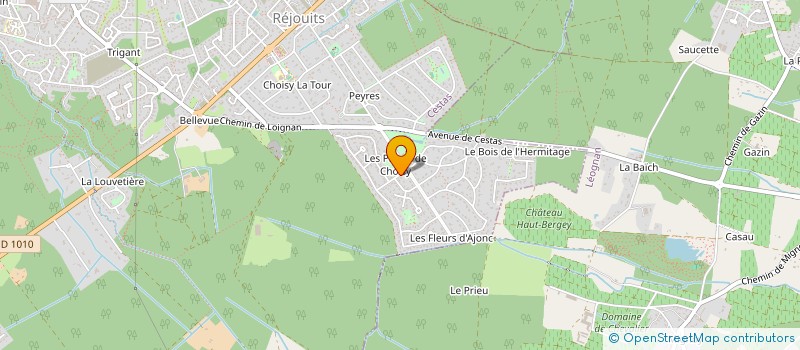 localisation de l'entreprise ASS FRAN MEDEC DOUCE RELAX BIEN ETRE à CESTAS