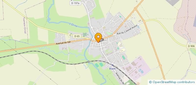 localisation de l'entreprise ASS FRANC CANADIENNE ETAIN OEUV BERCEAUX à ETAIN