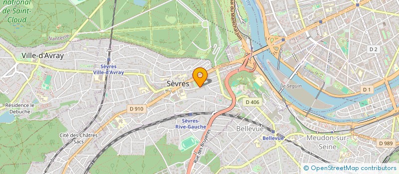 localisation de l'entreprise ASS FRANC INTERNAT RECHERC SCIENT EDUCAT à SEVRES