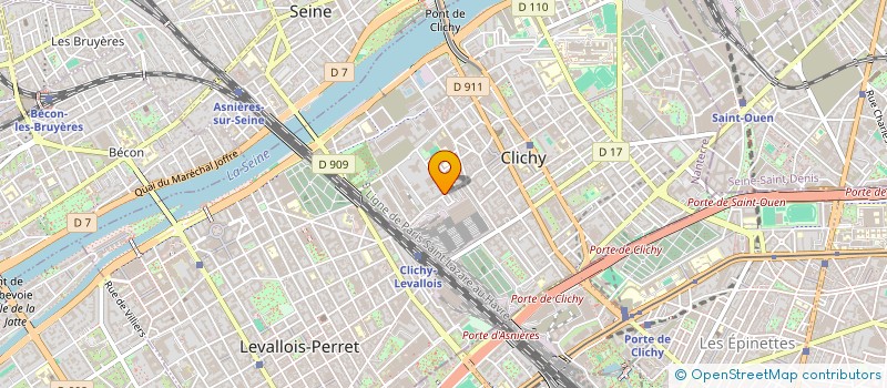 localisation de l'entreprise ASS FRANC PROMOT FILS TEXTILES à CLICHY