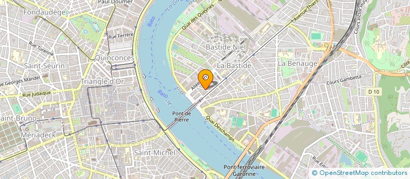 localisation de l'entreprise ASS FRANC REFLEX EDUC POPUL  BORDEAUX