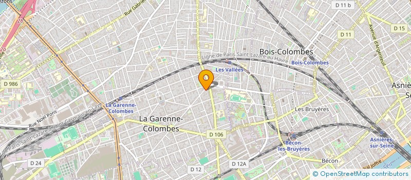 localisation de l'entreprise ASS FRANC TRAUMATISME VIOLENCE SEXUELLE à LA GARENNE-COLOMBES