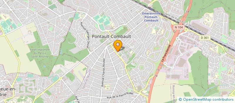 localisation de l'entreprise ASS FRANCAIS TRAVAIL ETRANGERS à PONTAULT-COMBAULT