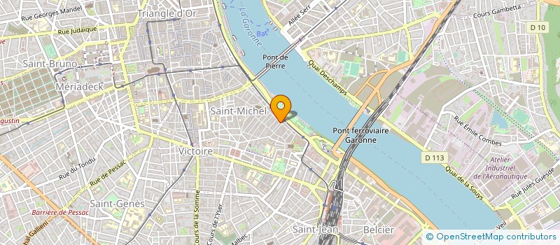 localisation de l'entreprise ASS FRANCAISE AIDE TRA ESPAGNOLS à BORDEAUX