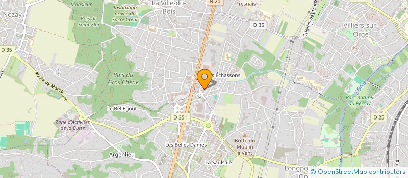 localisation de l'entreprise ASS FRANCAISE ATELIER PROF POUR HANDICAP  LONGPONT-SUR-ORGE