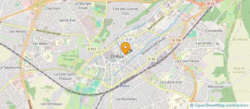 localisation de l'entreprise ASS FRANCAISE COLLECT VEHICULE MILITAIRE à DREUX