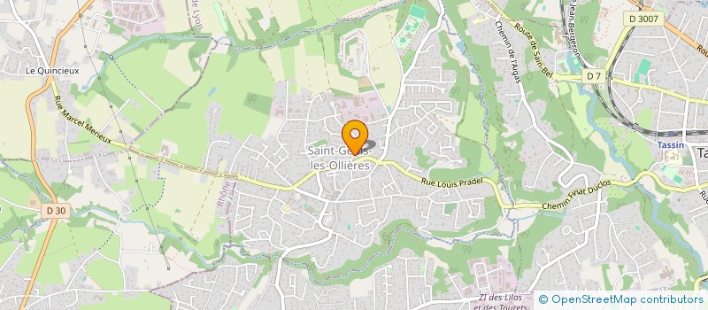 localisation de l'entreprise ASS FRANCAISE CONSULTANTES LACTATION  SAINT-GENIS-LES-OLLIERES