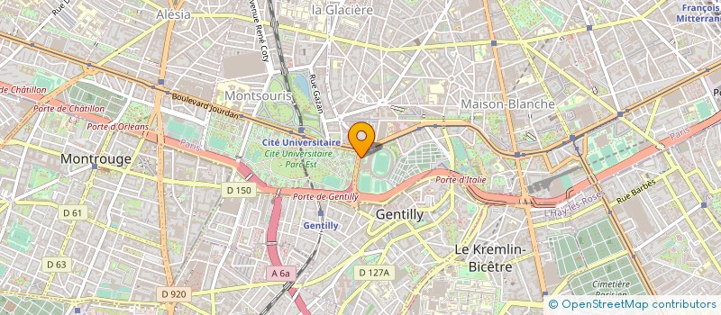 localisation de l'entreprise ASS FRANCAISE CORPS ARBITRAL MULTISPORTS  PARIS