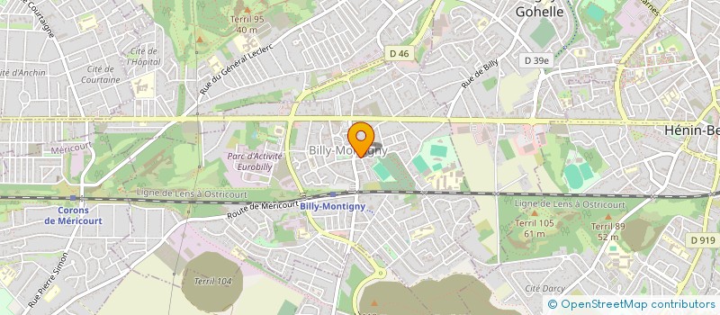 localisation de l'entreprise ASS FRANCAISE DE BILLARD ELECTRIQUE à BILLY MONTIGNY