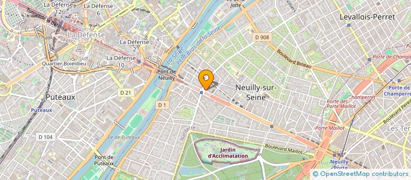 localisation de l'entreprise ASS FRANCAISE DE L AUDIT ET DU CONSEIL INFORMATIQUES à NEUILLY-SUR-SEINE