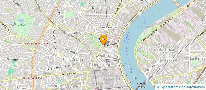 localisation de l'entreprise ASS FRANCAISE DES DIABETIQUES AQUITAINE  BORDEAUX