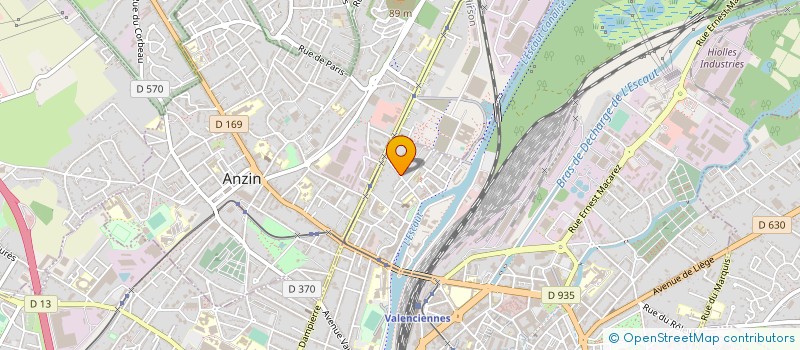 localisation de l'entreprise ASS FRANCAISE DES INGENIEURS ECOLOGUES  VALENCIENNES