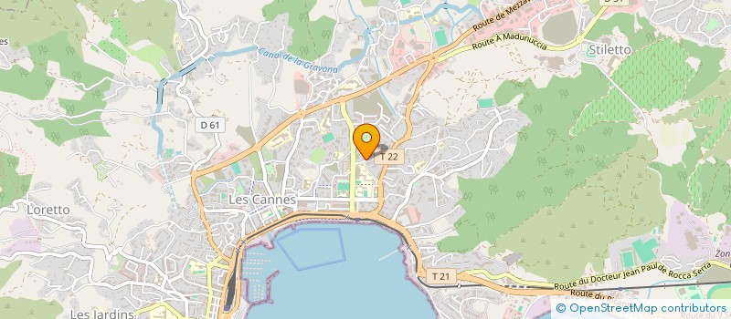 localisation de l'entreprise ASS FRANCAISE LUTTE CONTRE THALASSEMIES à AJACCIO