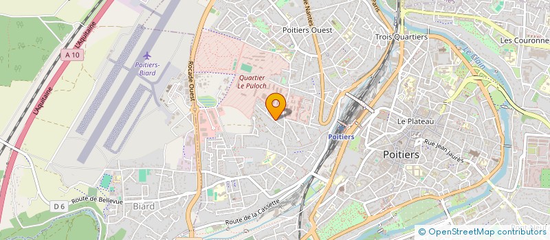 localisation de l'entreprise ASS FRANCAISE PROMOTION CONTACTS INTERNA à POITIERS