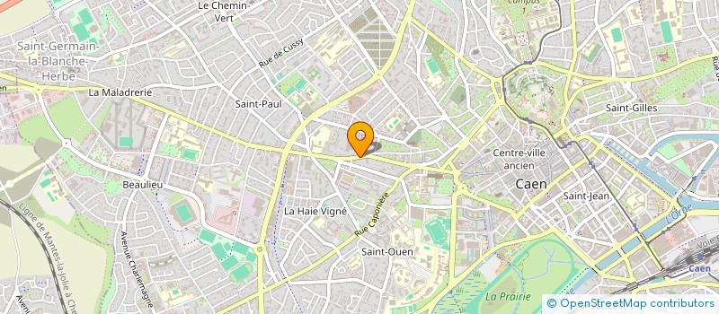 localisation de l'entreprise ASS FRANCAISE SOPHROLOGIE APPLIQUEE à CAEN