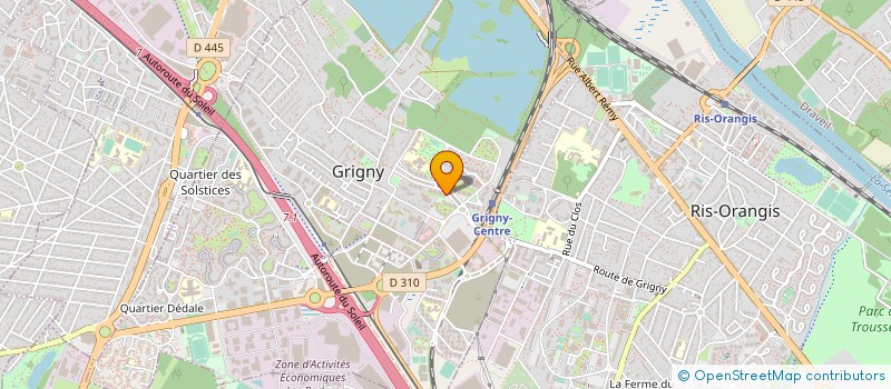 localisation de l'entreprise ASS FRANCE AFRIQUE AIDE DEVELOPPEMENT à GRIGNY