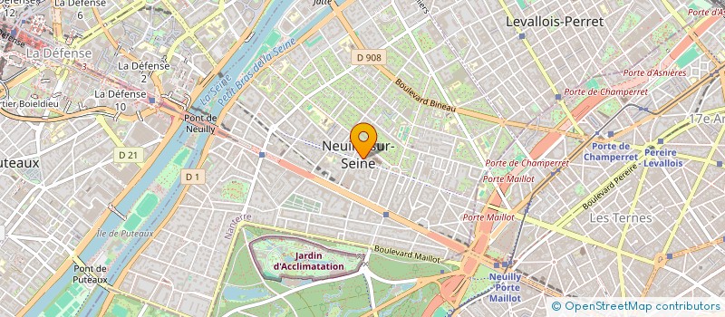 localisation de l'entreprise ASS FRANCE ALZHEIMER HAUTS DE SEINE à NEUILLY-SUR-SEINE