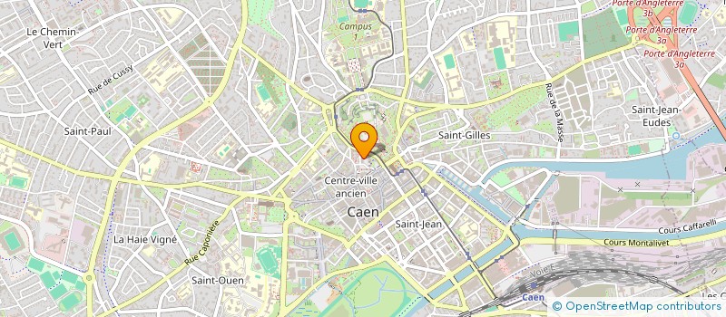 localisation de l'entreprise ASS FRANCE GRANDE BRETAGNE à CAEN