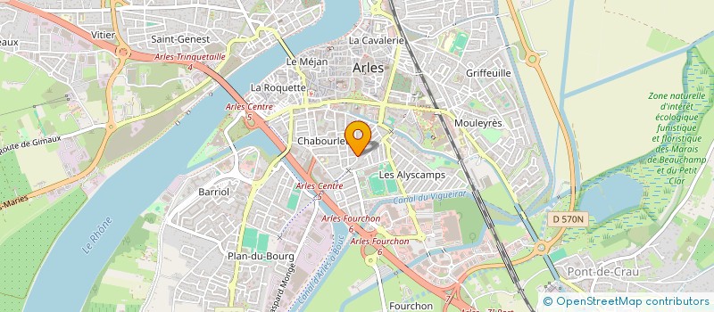 localisation de l'entreprise ASS FRANCE-INDE à ARLES