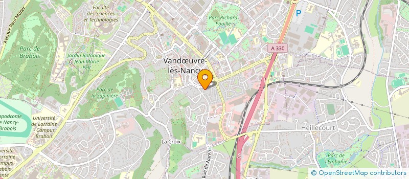 localisation de l'entreprise ASS FRANCE INTEC  VANDUVRE-LES-NANCY