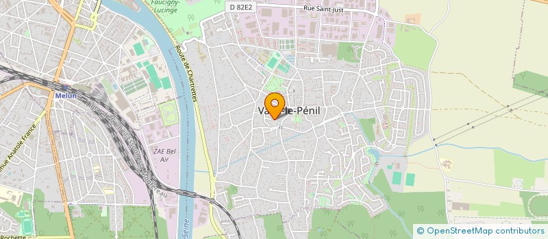 localisation de l'entreprise ASS FRANCE KAZAKHSTAN SEINE ET MARNE à VAUX-LE-PENIL