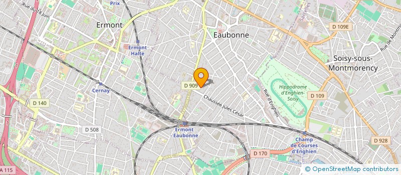 localisation de l'entreprise ASS FRANCE PREPA L OISEAU LYRE à EAUBONNE