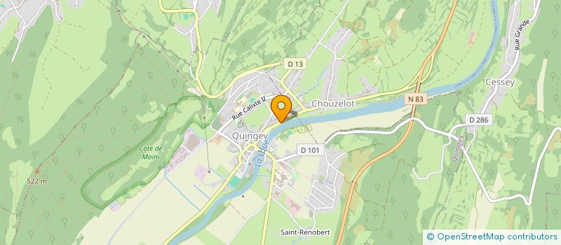 localisation de l'entreprise ASS FRANCHE COMTE DIDGERIDOO  CESSEY