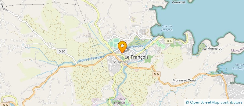 localisation de l'entreprise ASS FRANCISCAINE POUR LE DEVELOPPEMENT DES ARTS ET DE LA CULTURE à LE FRANCOIS