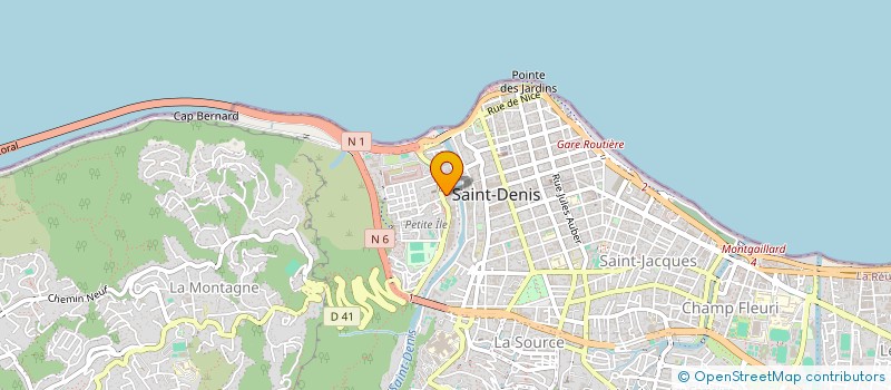 localisation de l'entreprise ASS FRANCO-COMORIENNE DES RESSORTISSANTS DU VILLAGE D'OUKAZI AFCRO à SAINT-DENIS
