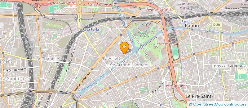 localisation de l'entreprise ASS FRANCO IBERIQUE POUR COMMUNICATION  PARIS