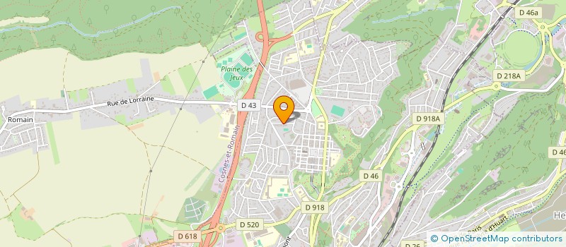localisation de l'entreprise ASS FRANCO MAGHREBINE à LONGWY