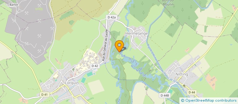 localisation de l'entreprise ASS FRANCO ROUMAINE SANTE MENTALE NOROC  LORQUIN