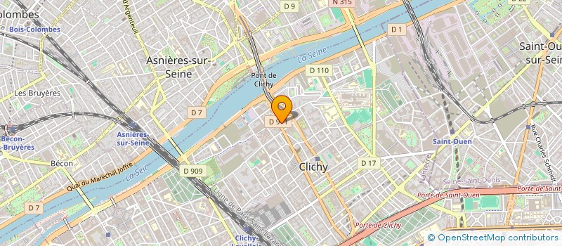 localisation de l'entreprise ASS FRANCO SLAVE DES ETUDIANTS à CLICHY
