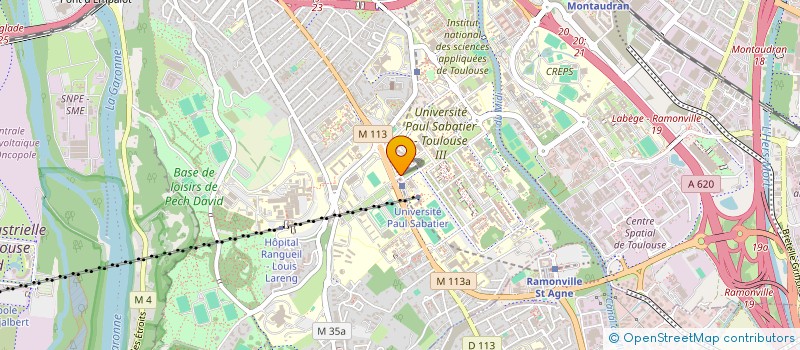 localisation de l'entreprise ASS FRANCOPHONE RECHERCHE INFORM APPLI à TOULOUSE