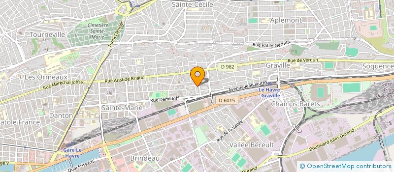 localisation de l'entreprise ASS  FRANFRELUNE MUSIQUES TRADITIONNELLE à LE HAVRE