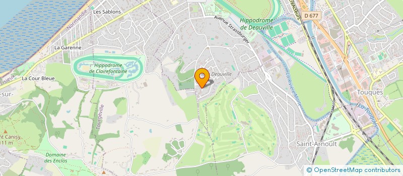 localisation de l'entreprise ASS FRATERNELLE BONHEUR ET PARTAGE  DEAUVILLE