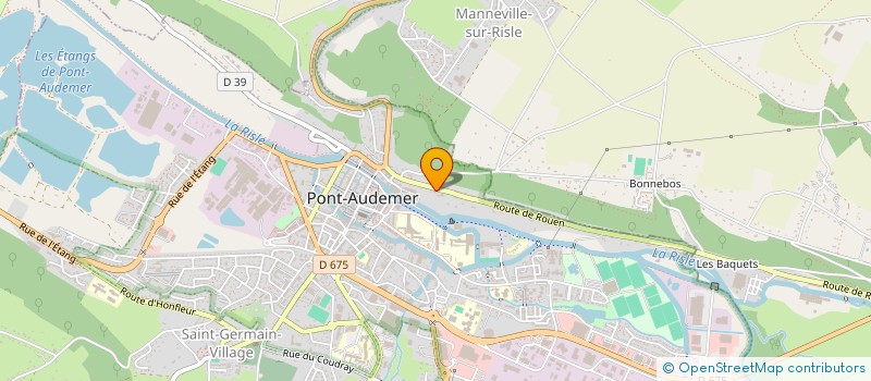 localisation de l'entreprise ASS FRATERNITE EURO EQUATORIENNE  PONT-AUDEMER